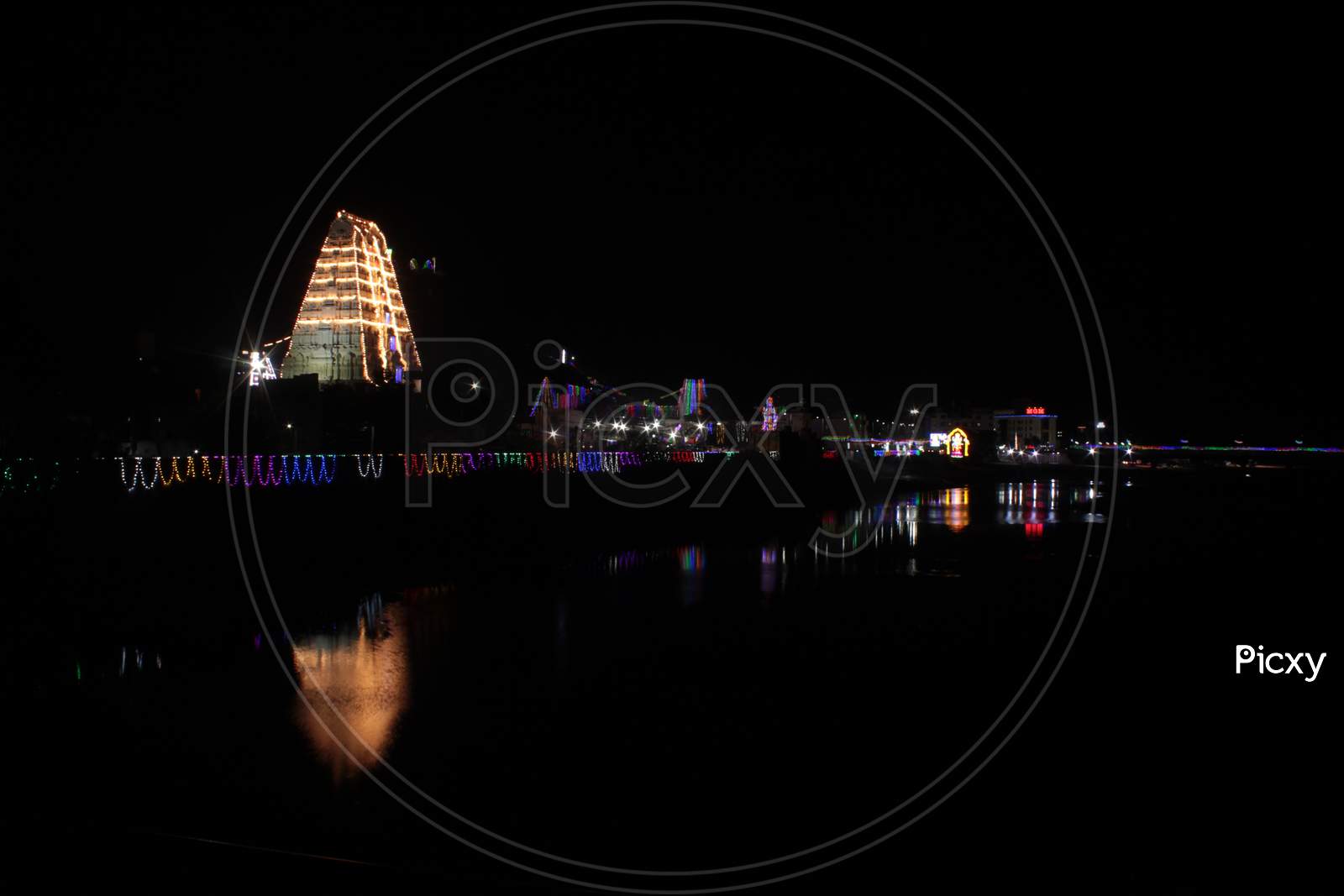 Srikalahasti Temple and it's reflection