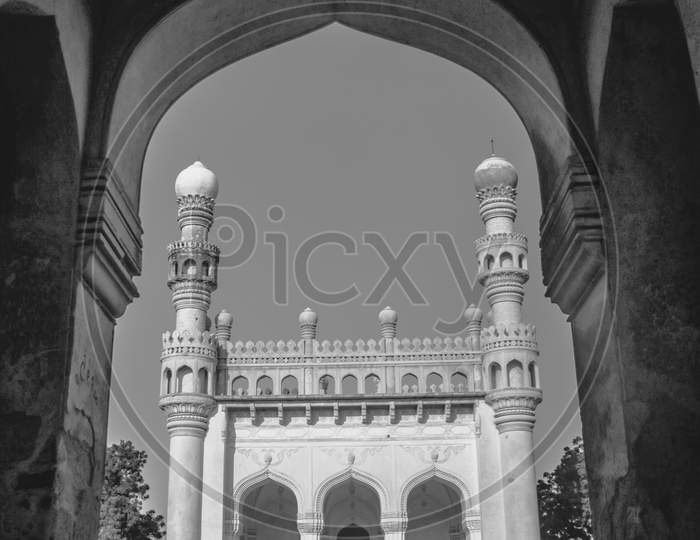 Monochrome picture of Juma masjid