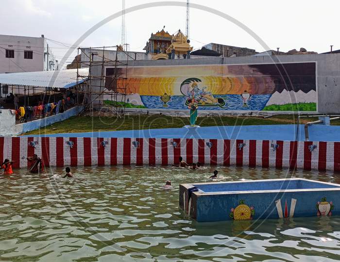 Koneru at Manyamkonda Sri Lakshmi Venkateshwara Swamy Temple Mahabubnagar