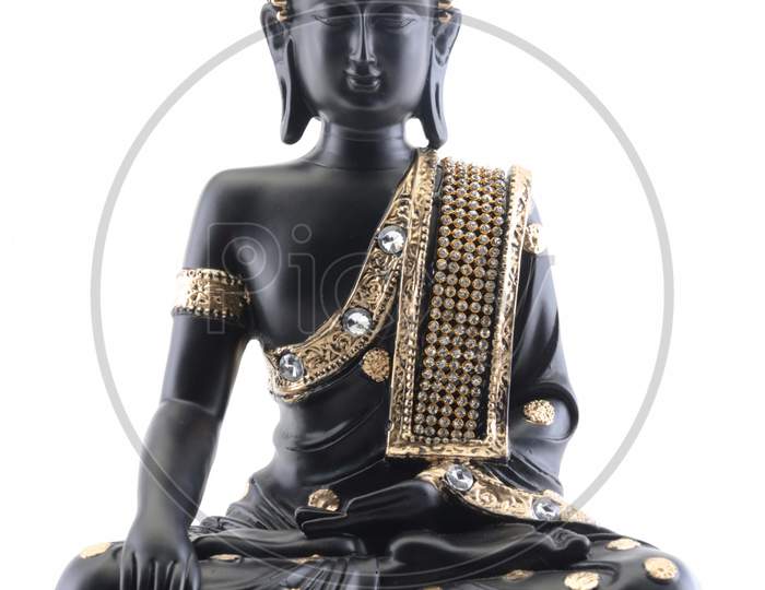 Gautham Budda Statue Or Idol On an Isolated white Background