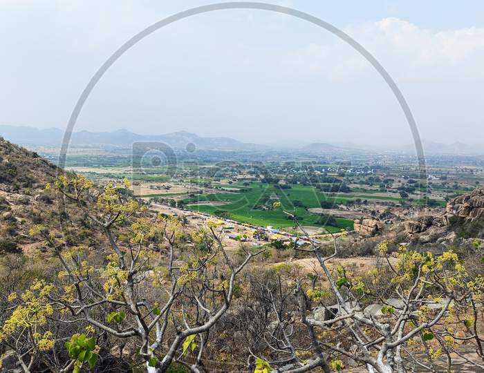 Aerial View Of Manyamkonda Mahabubnagar