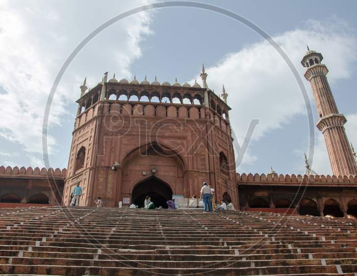Architecture of Jama Masjid Entrance gate