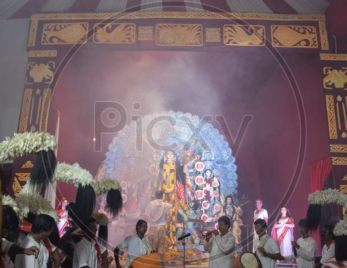 Dussehra Celebrations of Indian Temple