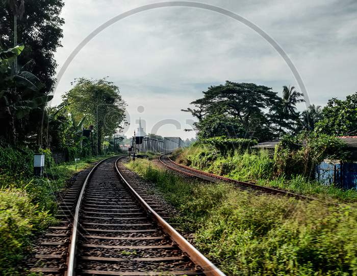 Srilankan train track