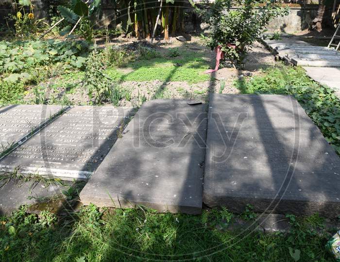 Cemetery in St John's Church in Kolkata, West Bengal