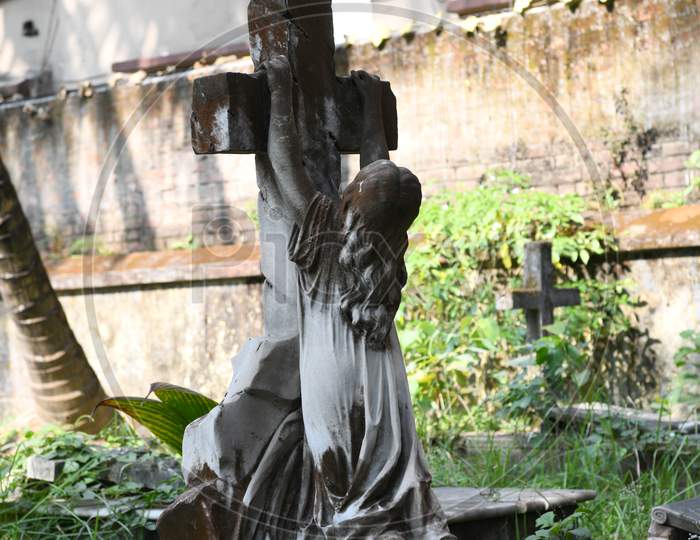 Tombs Or Graves In St John's Church in Kolkata, West Bengal