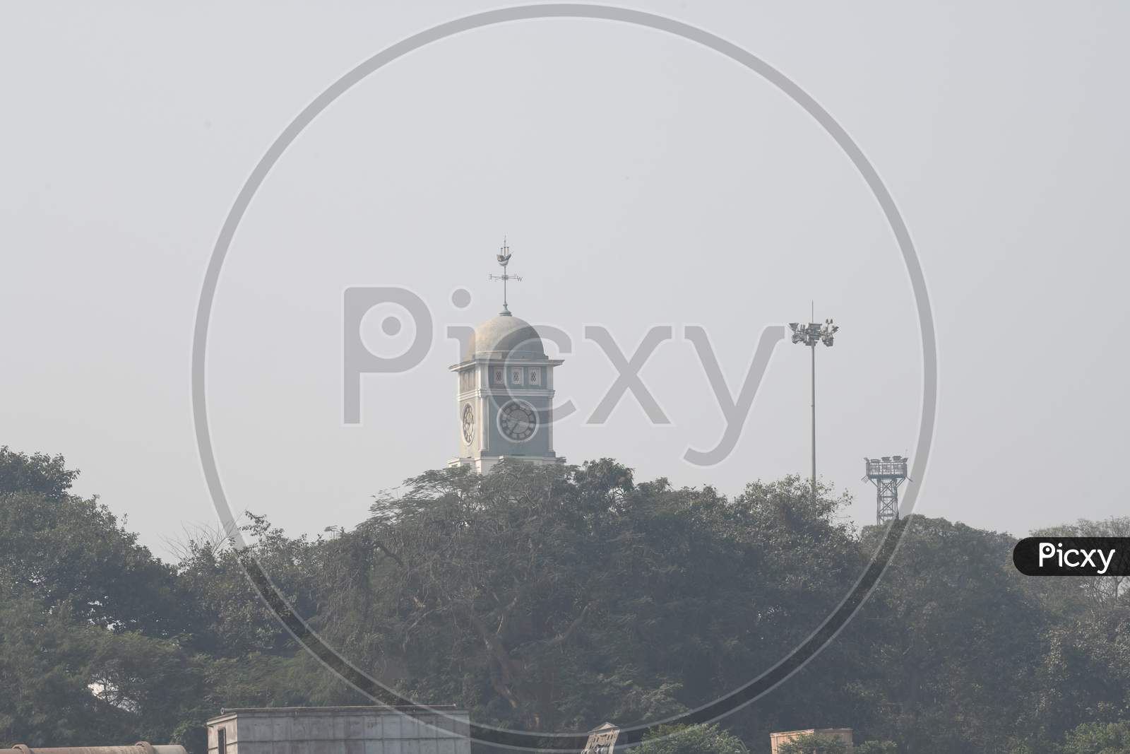 View of clock tower in Kolkata