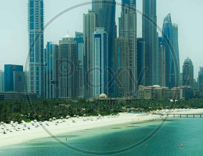 Dubai Skyline from the Sea