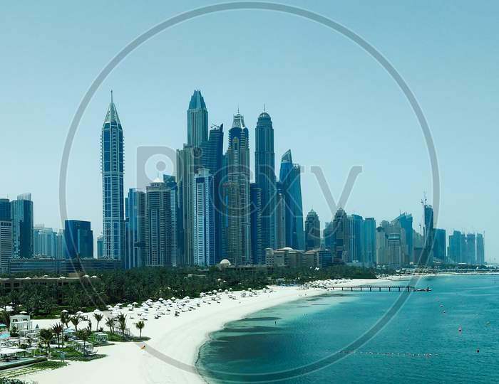 Dubai Skyline from the Sea