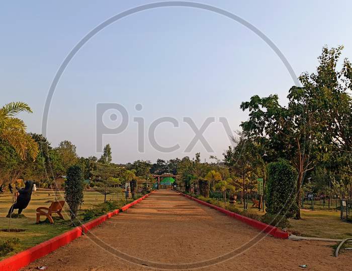 Inside view of Mayuri Eco Park Mahabubnagar Telangana India