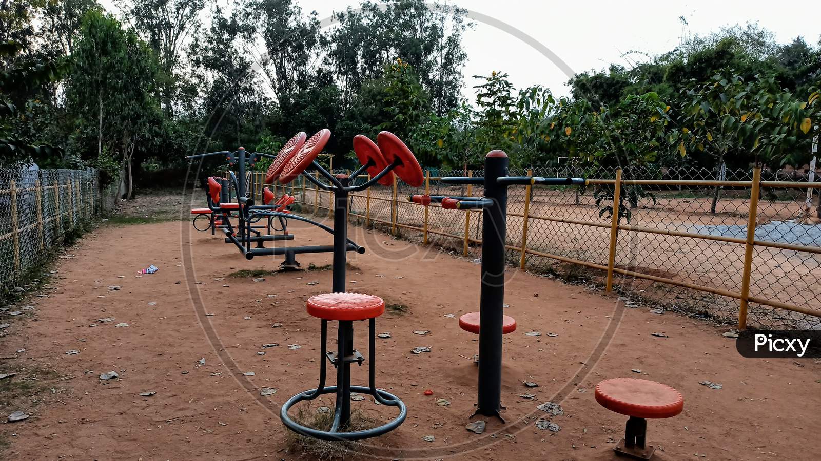 Open Gym Facility at Mayuri Eco Park Mahabubnagar Telangana India