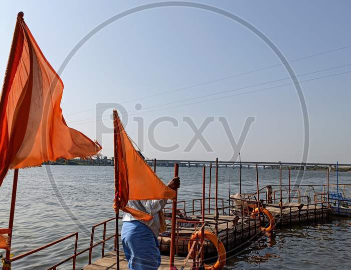 Boating Facility at Godavari Pushkar Ghat Basara Temple