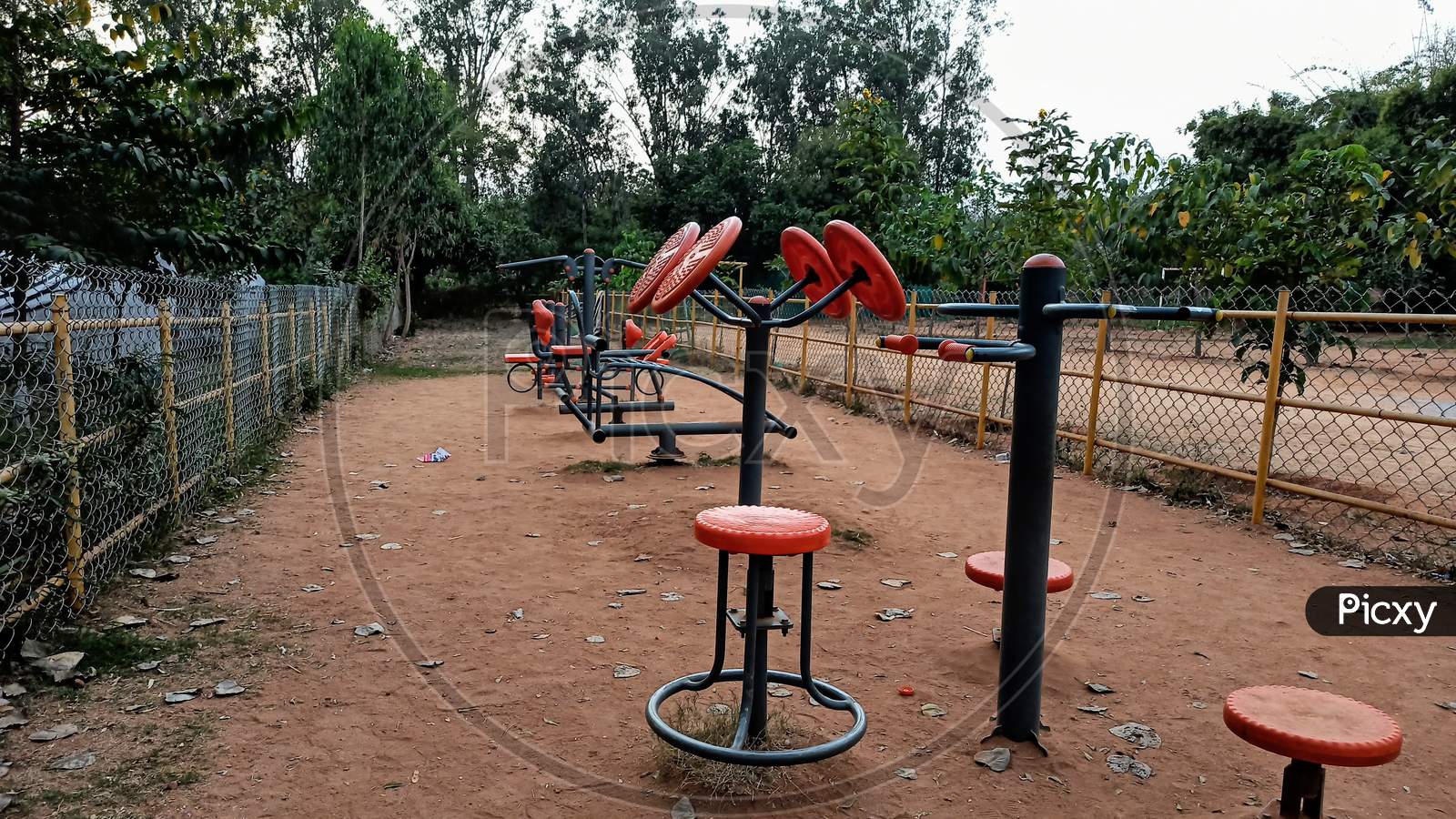 Open Gym Facility at Mayuri Eco Park Mahabubnagar Telangana India