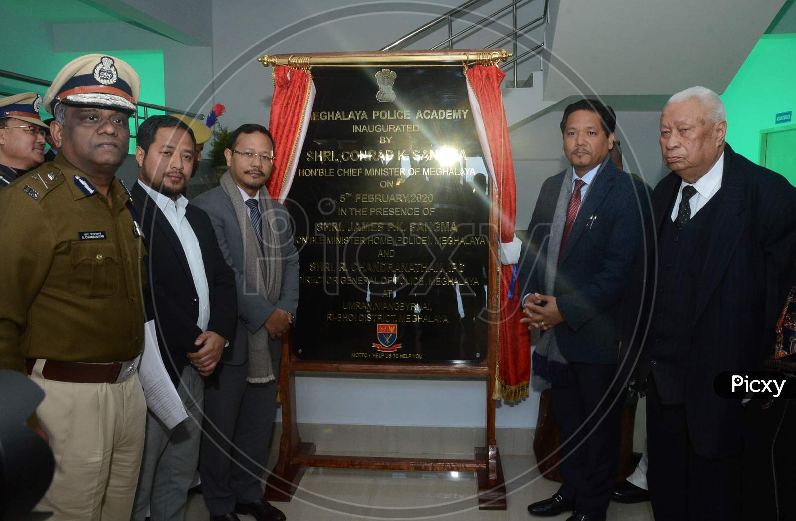 Meghalaya Chiefminister Conrad Sangma  Inaugurated The Meghalaya Police Academy