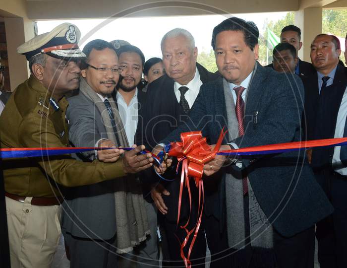 Meghalaya Chiefminister Conrad Sangma  Inaugurated The Meghalaya Police Academy