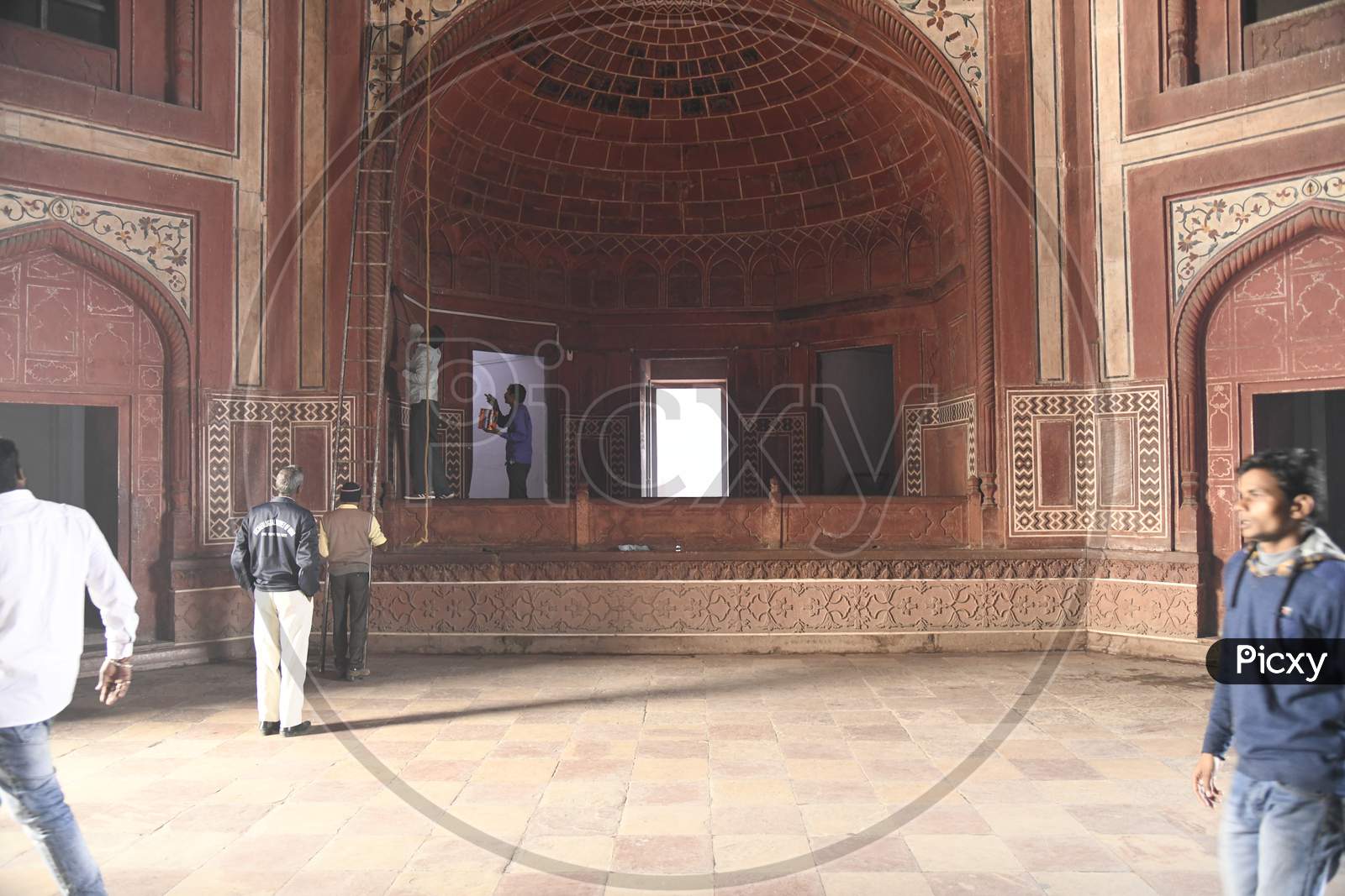 Architecture Of Taj Mahal Entrance Arch