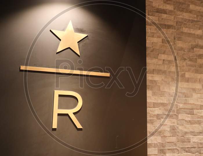 Star R  Restaurant Name Board
