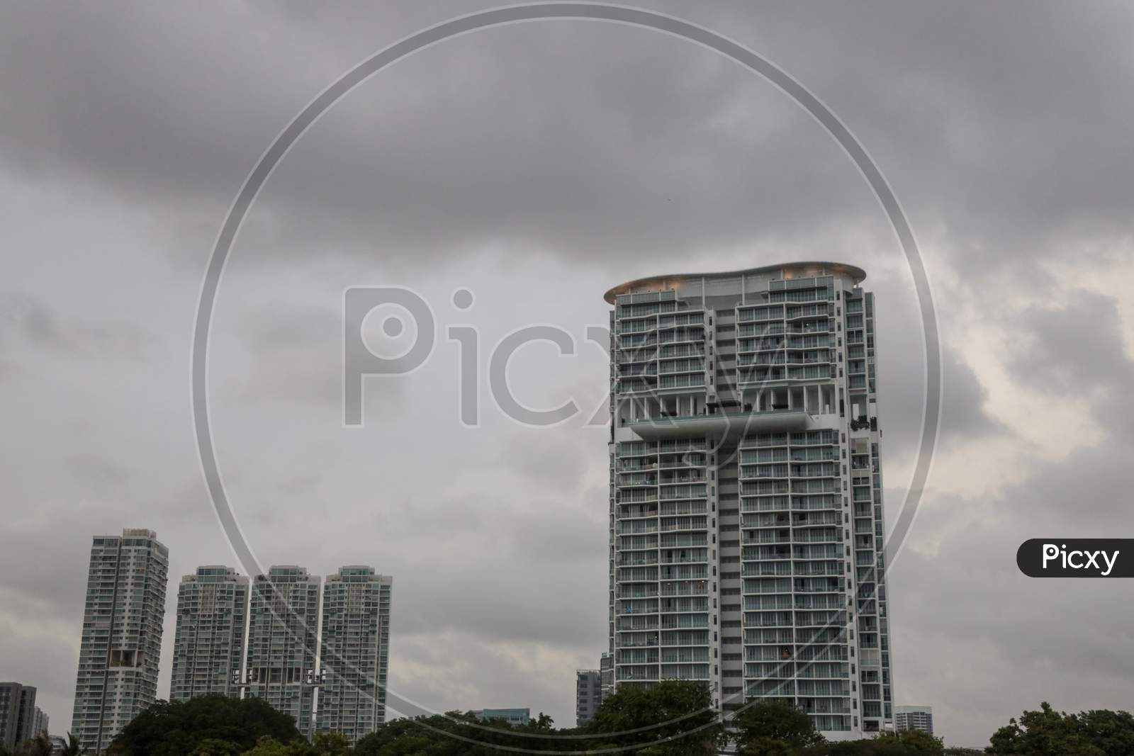 Residence Buildings At Marina Bay , Singapore