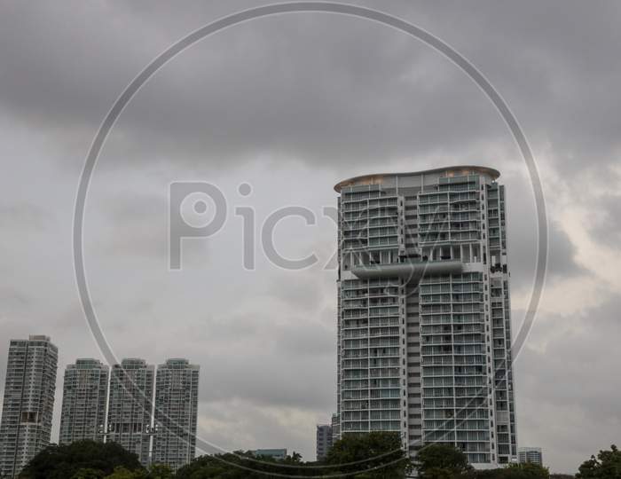 Residence Buildings At Marina Bay , Singapore