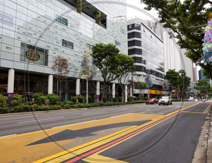 Shopping Centers  At Orchard  Road In Singapore