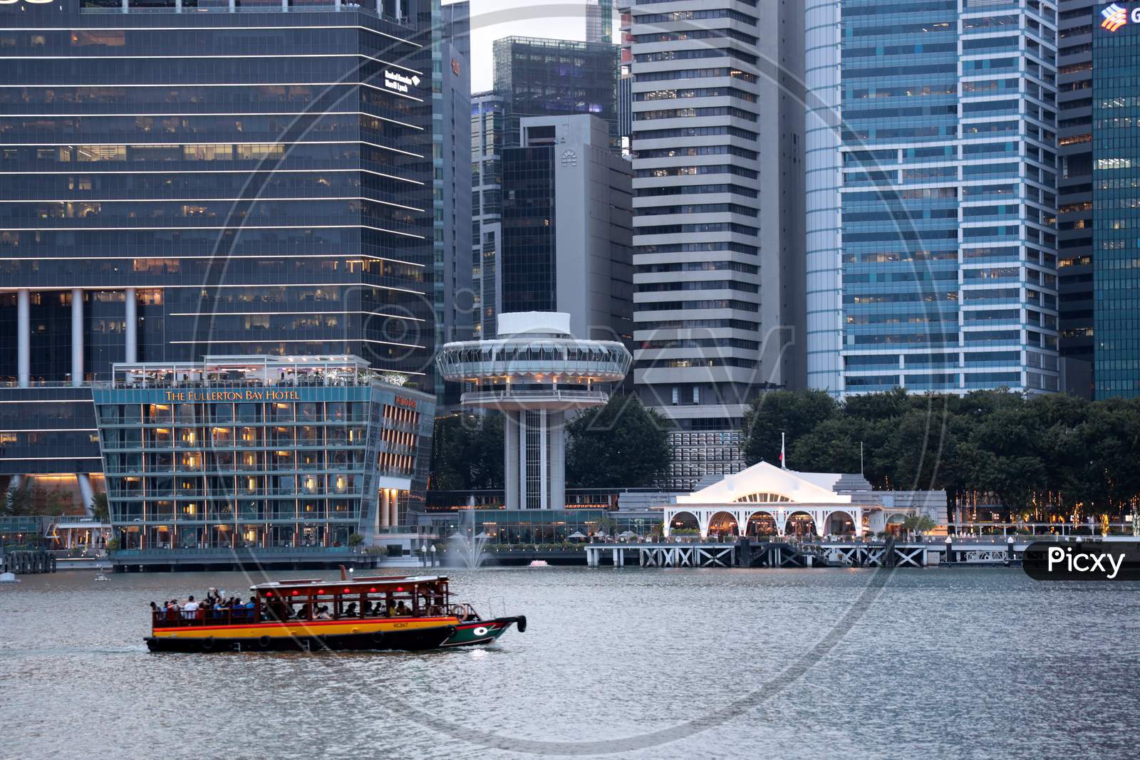 View Of Fullerton Hotel  At Marina Bay, Singapore