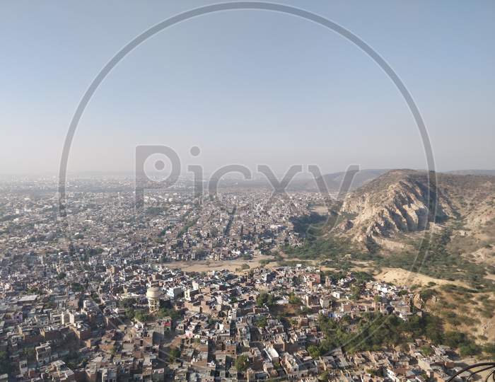 Jaipur City Aerial View