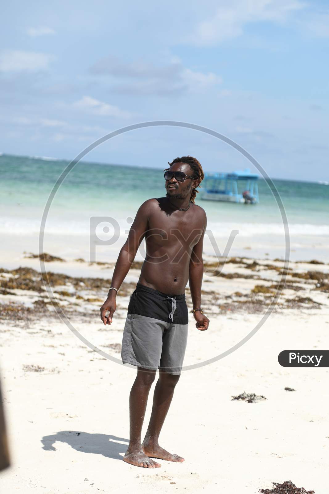 A Kenya Man At a Beach