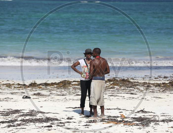 A Kenya Couple by the beach