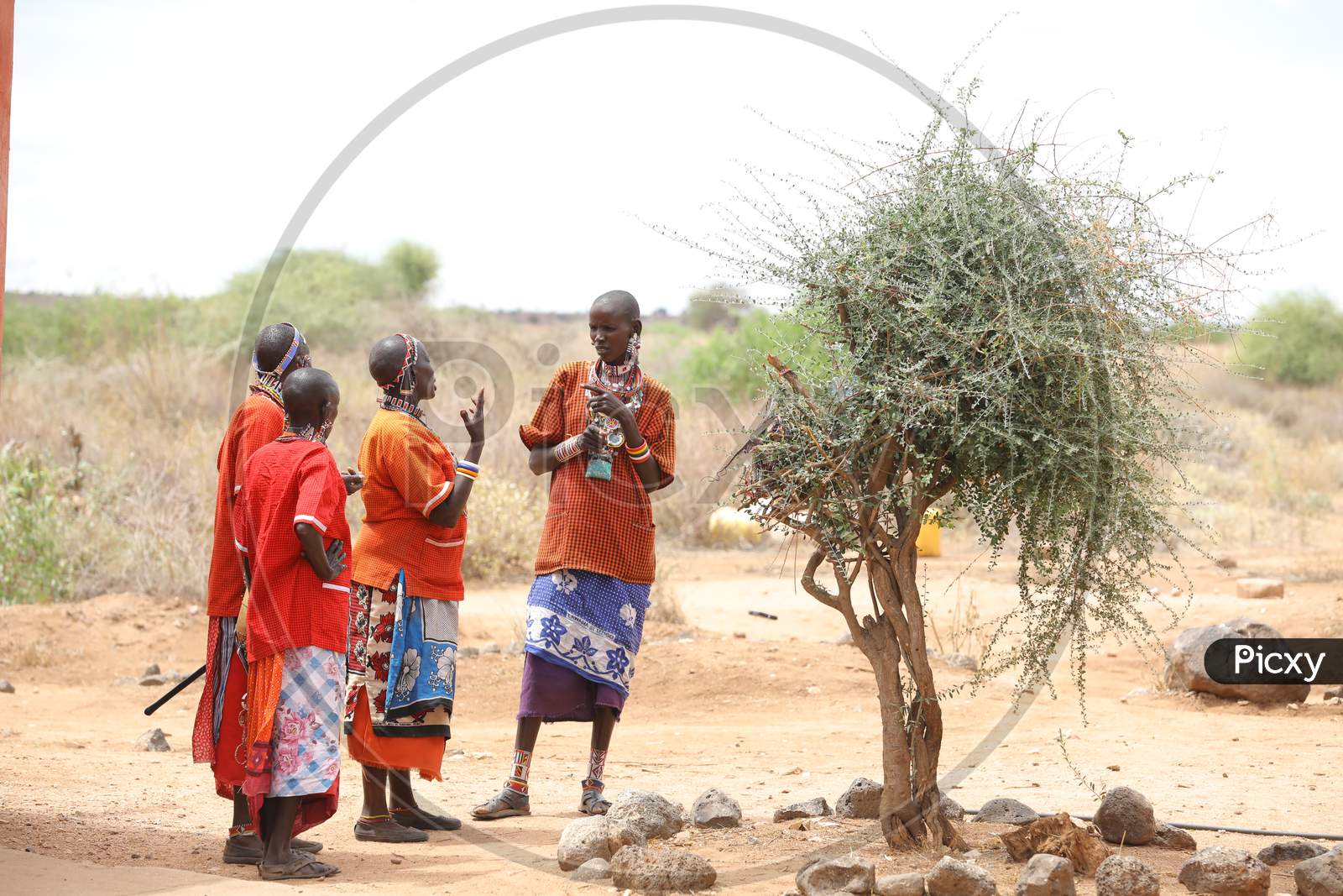Group of Kenya Women having a conversation
