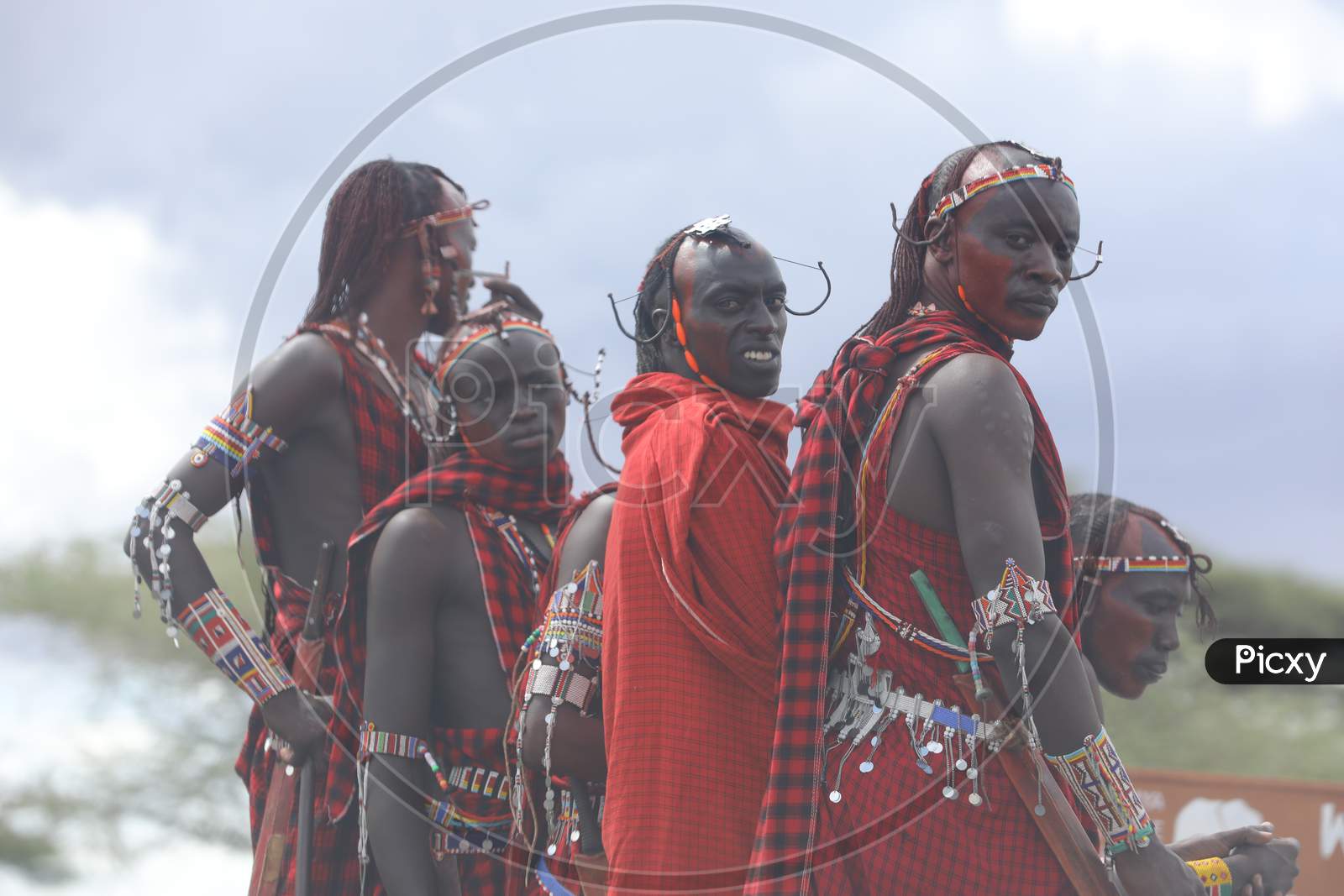 A Kenya Tribe Men