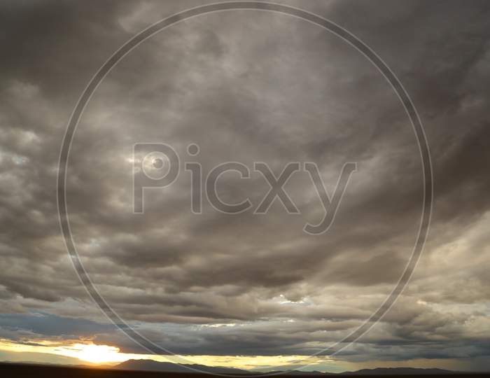 A Dusky Kenya with dark cloudy