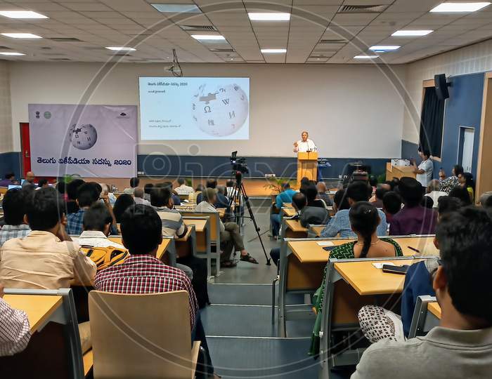 Raj Reddy Addressing About Telugu Wikipedia Summit 2020