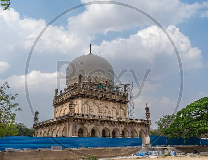 Tomb of Abdullah Qutb Shah (VII King) at Qutb Shahi Heritage Park Hyderabad