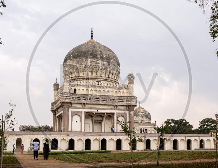 Tomb of Mohammad Quli Qutub Shah at Qutb Shahi Heritage Park Hyderabad