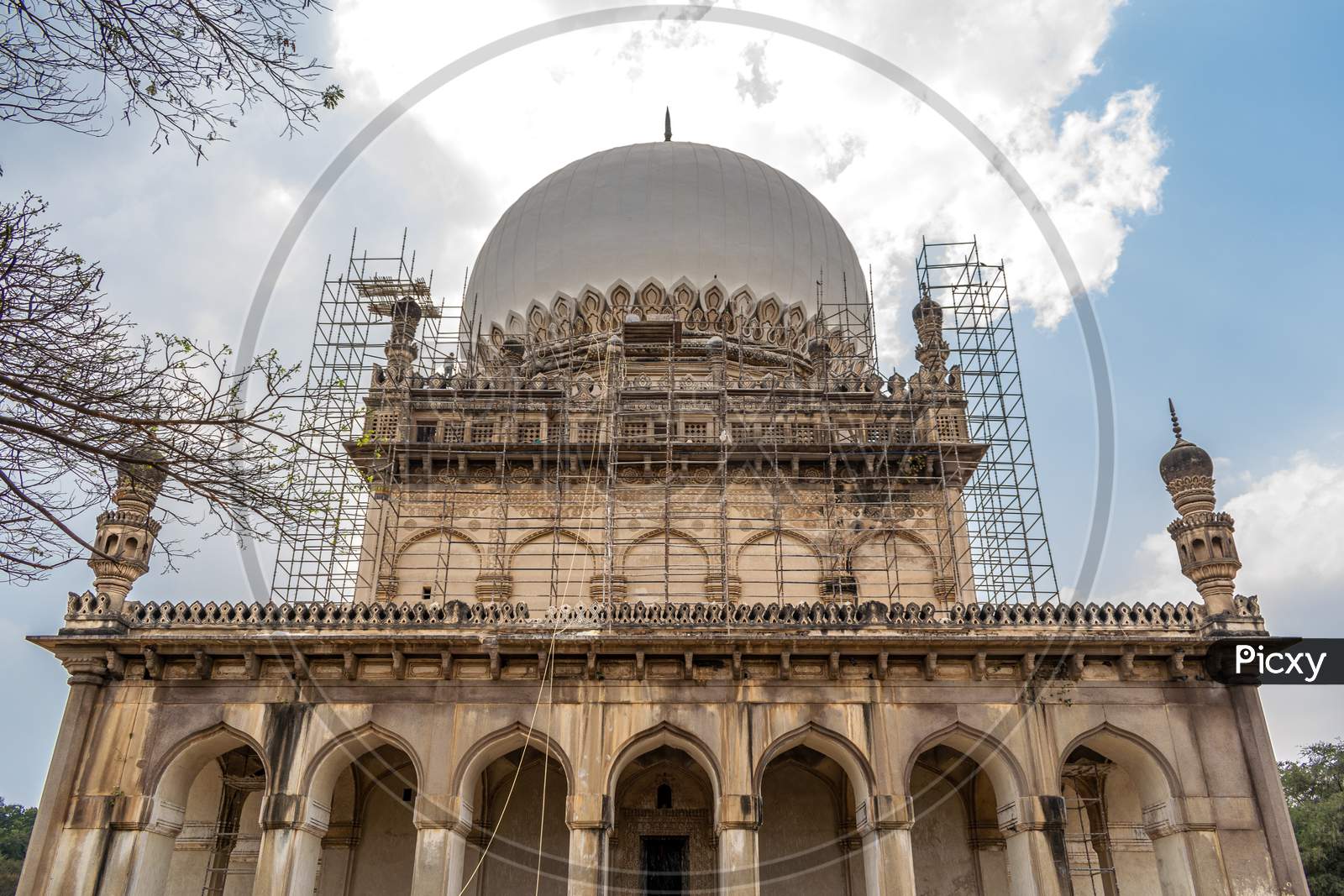 Tomb of Abdullah Qutb Shah (VII King) at Qutb Shahi Heritage Park Hyderabad