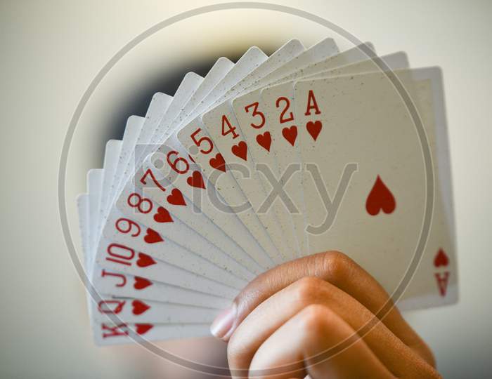 a set of playing cards