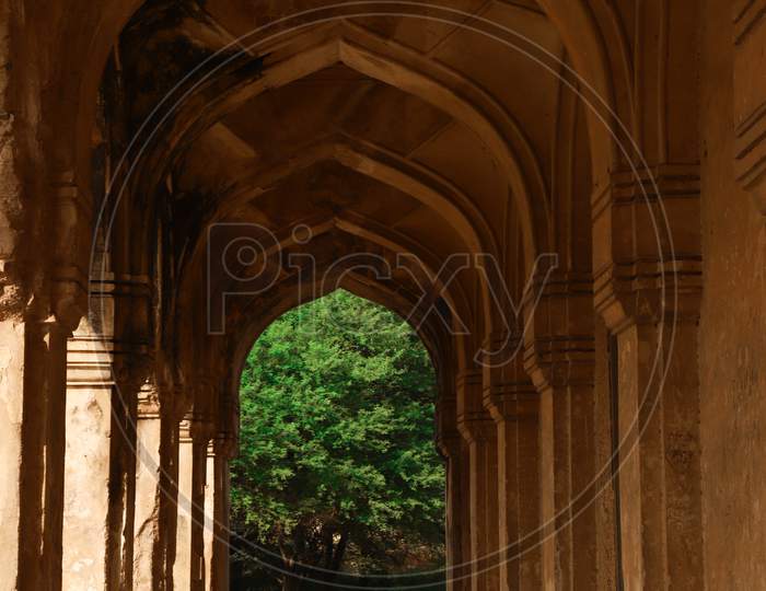 architectural view of QUTUB SHAHI TOMBS