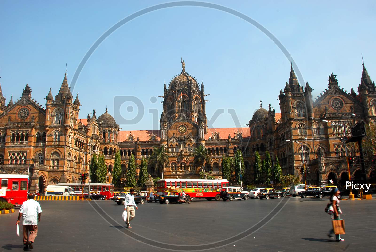 Chatrapathi Shivaji Terminal Or CSTM Railway Station Main Building In Mumbai