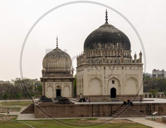 sultan quli qutb shah's tomb at Qutb Shahi Heritage Park Hyderabad
