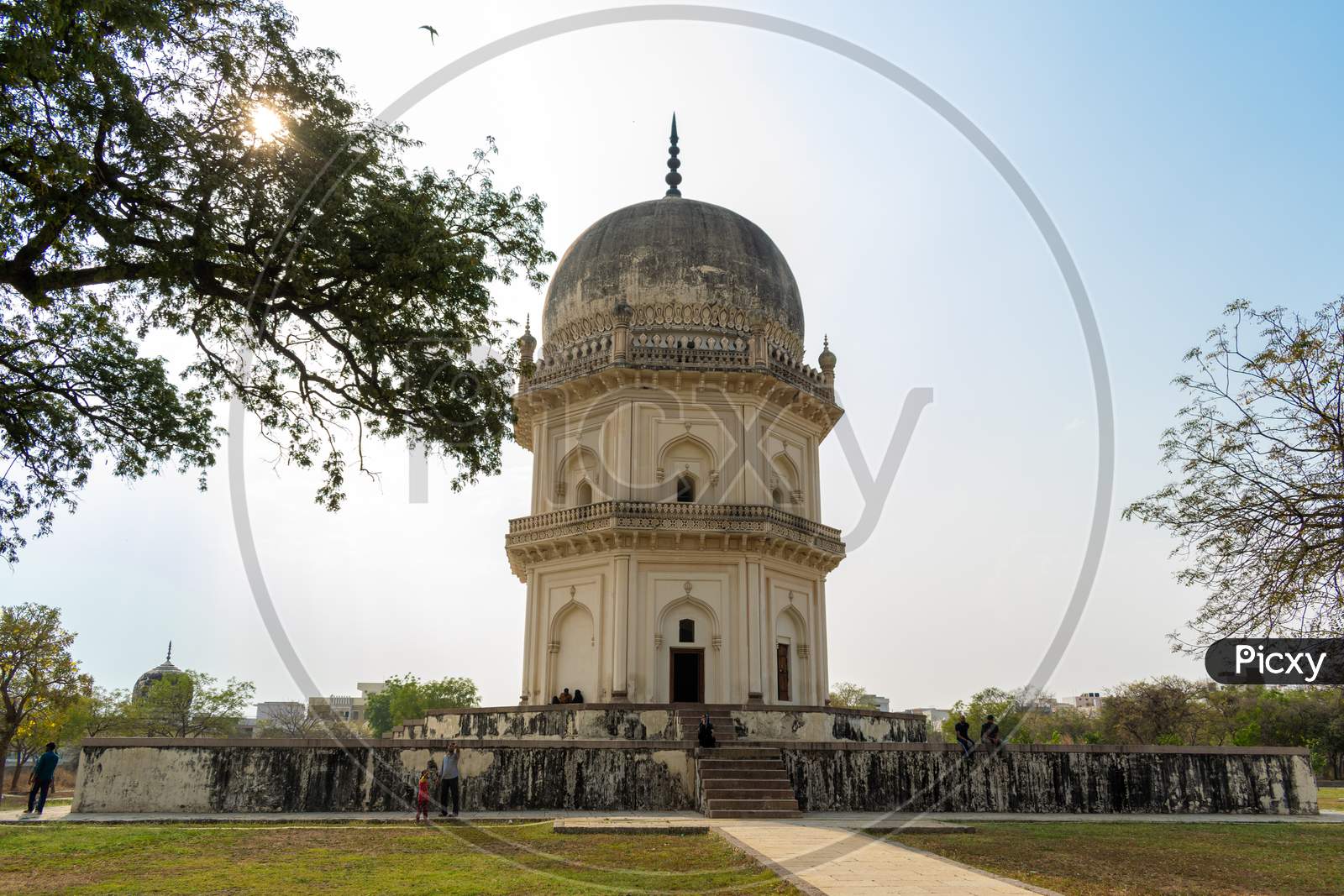 jamshed quli qutb shah's tomb conservation at at Qutb Shahi Heritage Park Hyderabad