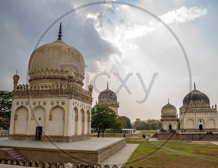 Qutb Shahi Tombs at Qutb Shahi Heritage Park Hyderabad
