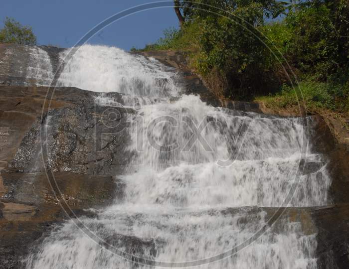 Ananthagiri Water Falls in Araku, Andhra Pradesh