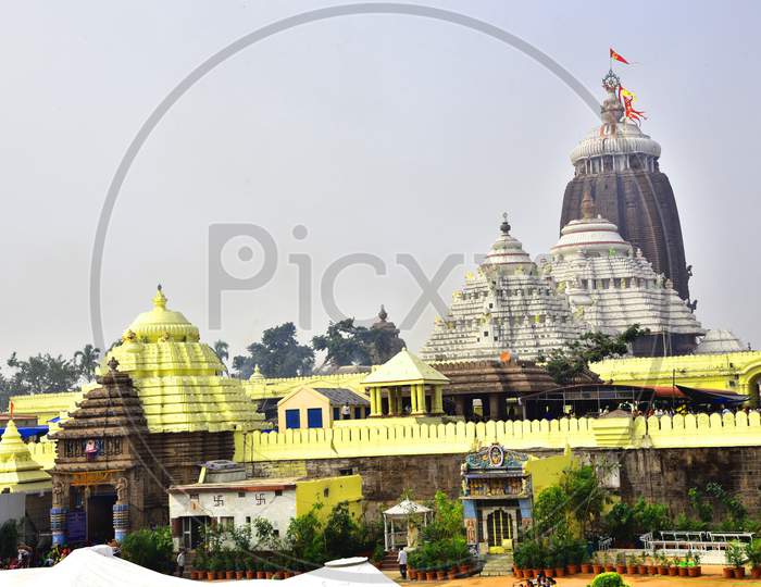 Temple Shrine Of Puri Jagannath Temple  in  Orissa