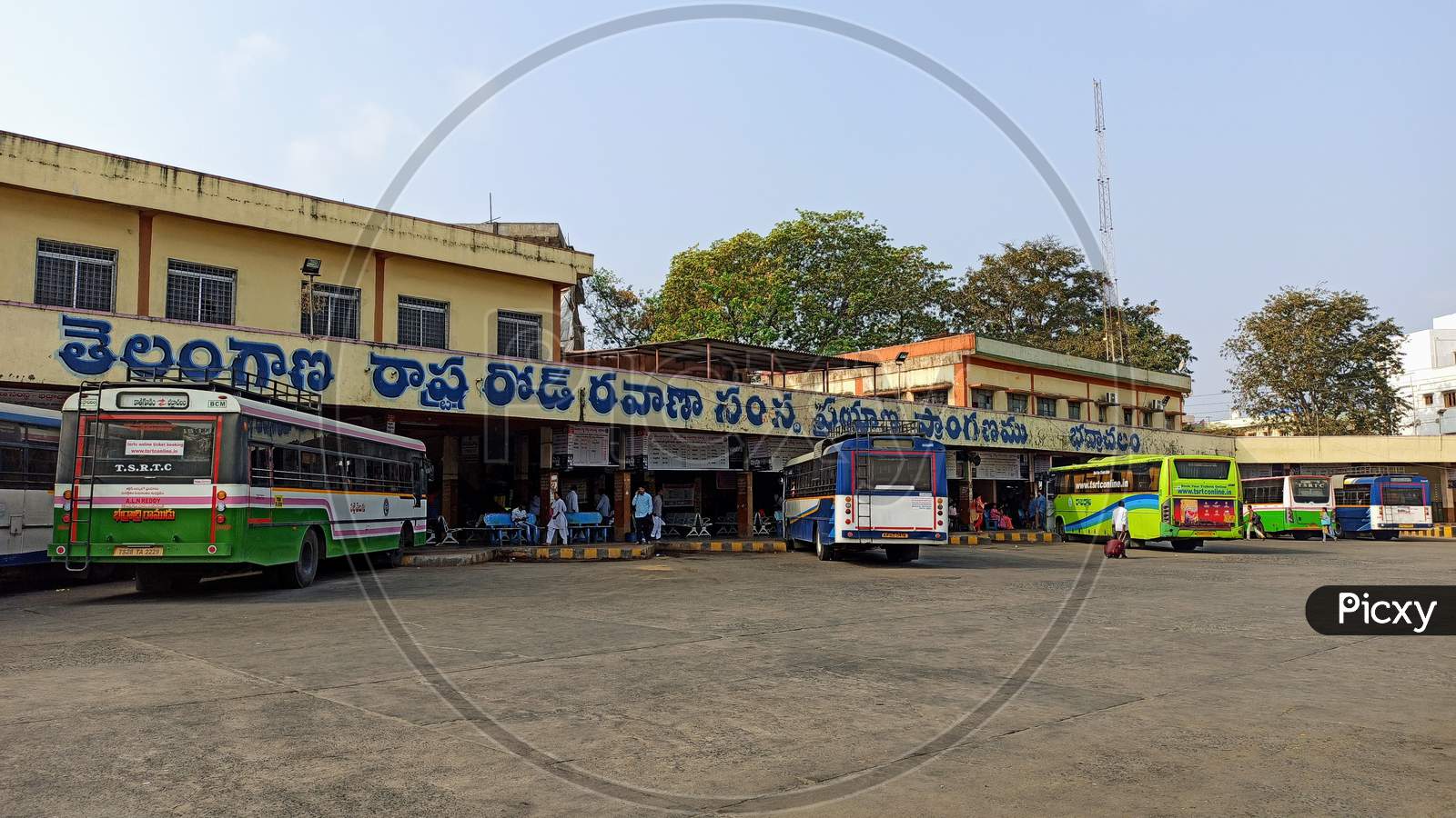 TSRTC Busstation Badrachalam Telangana India