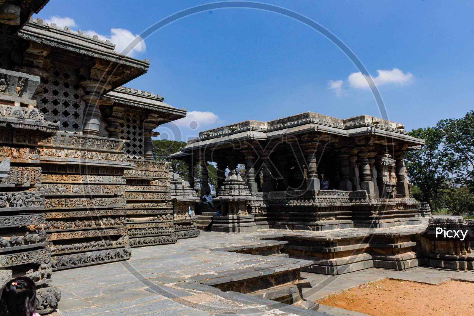 mesmerizing architecture of hoysalevara at halebeedu temple