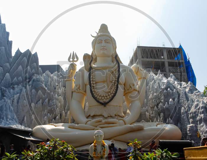 shiva statue at shivoham shiva temple