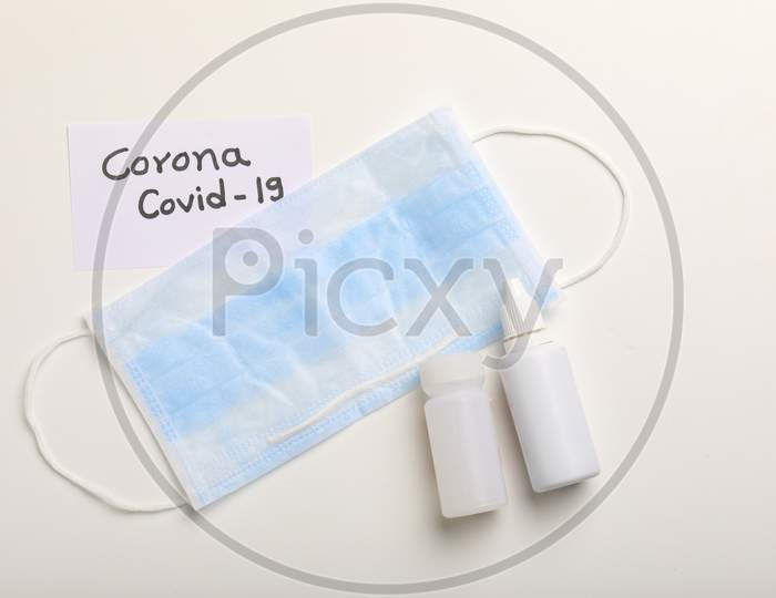 Medical Mask And Tablets For Corona Protection