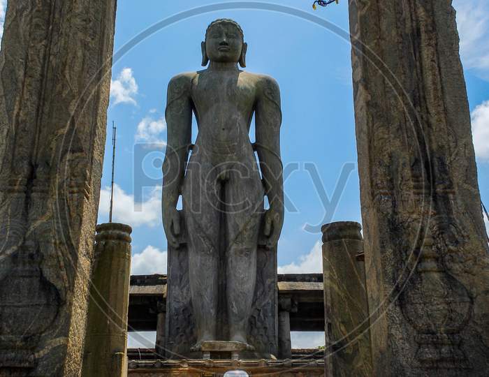 42 feet gometeshwara statue (chota bahubali statue)karkala