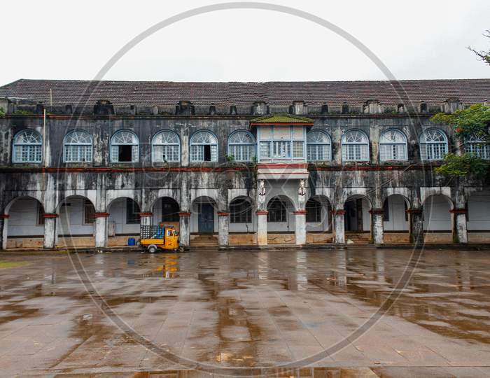 madikeri fort on a rainy day coorg