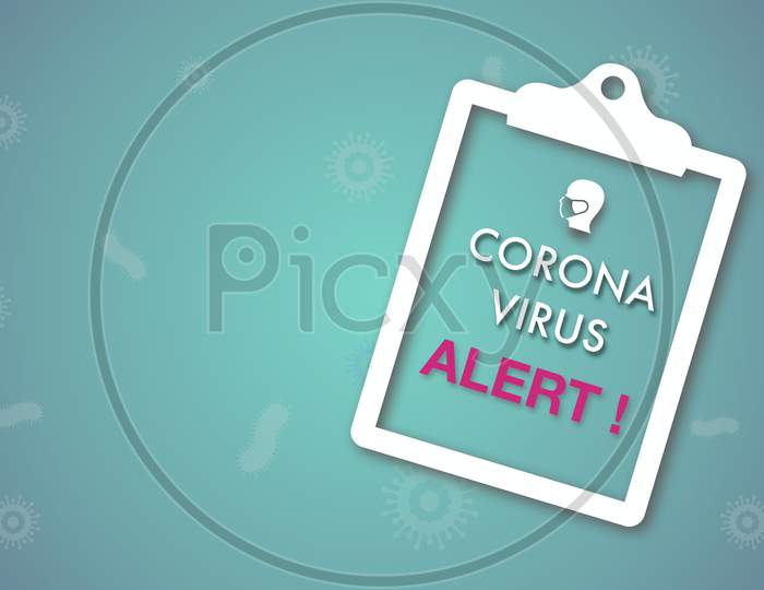 Corona Virus Spread Alert Poster